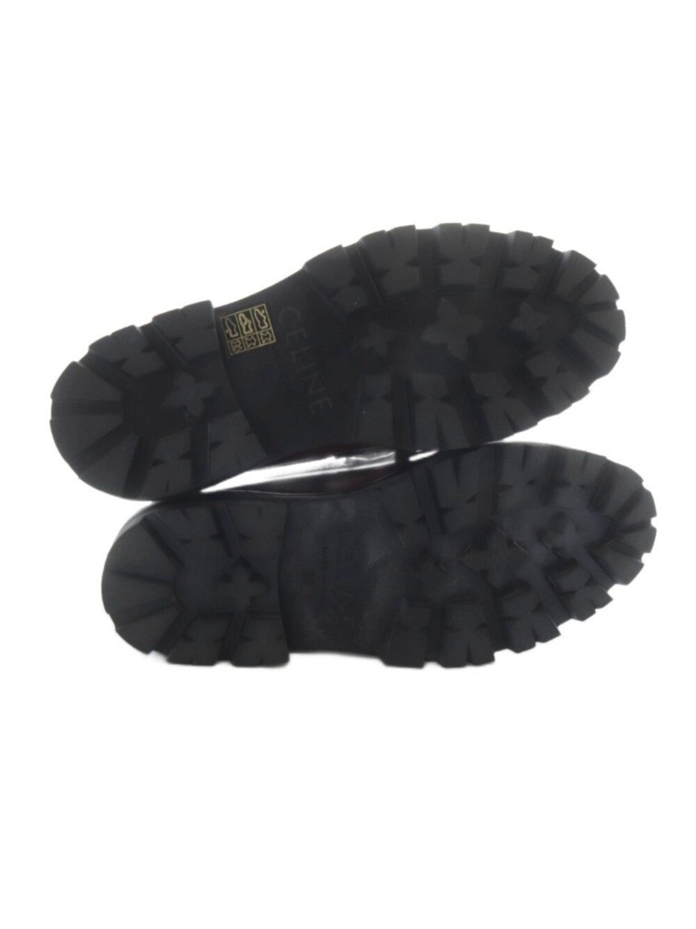 Celine Triomphe Chain Margaret Loafers Slip Ons Leather 36 Bold Yo7 SH - Picture 4 of 8